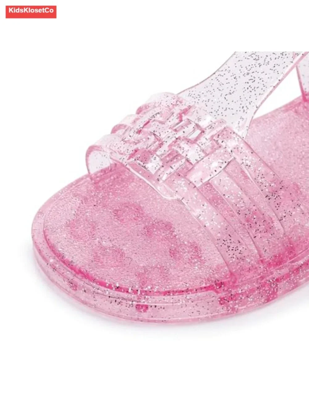 Toddler Girls Jelly Sandals Princess Flats Soft Rubber Sole